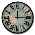 Ceas de perete, 5050MS-002, 100% MDF (Thickness: 5 mm) / Size: 50 cm (Diameter), Multicolor