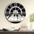 Ceas de perete, 5050MS-003, 100% MDF (Thickness: 5 mm) / Size: 50 cm (Diameter), Multicolor