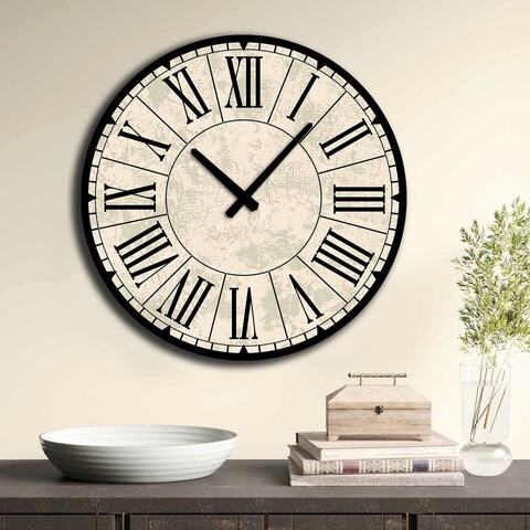 Ceas de perete, 5050MS-005, 100% MDF (Thickness: 5 mm) / Size: 50 cm (Diameter), Multicolor