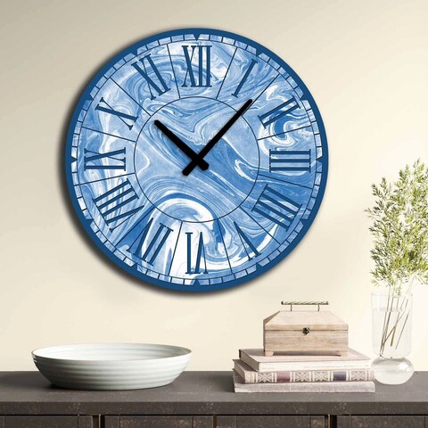 Ceas de perete, 5050MS-017, 100% MDF (Thickness: 5 mm) / Size: 50 cm (Diameter), Multicolor