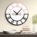 Ceas de perete, 5050MS-022, 100% MDF (Thickness: 5 mm) / Size: 50 cm (Diameter), Multicolor
