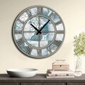Ceas de perete, 5050MS-025, MDF, ø50 cm, Multicolor