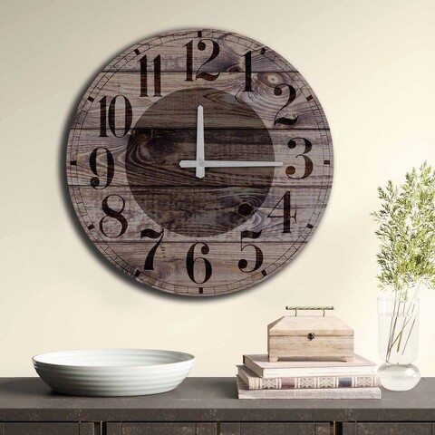 Ceas de perete, 5050MS-038, 100% MDF (Thickness: 5 mm) / Size: 50 cm (Diameter), Multicolor