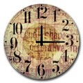 Ceas de perete, 5050MS-049, 100% MDF (Thickness: 5 mm) / Size: 50 cm (Diameter), Multicolor