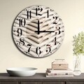 Ceas de perete, 5050MS-050, 100% MDF (Thickness: 5 mm) / Size: 50 cm (Diameter), Multicolor
