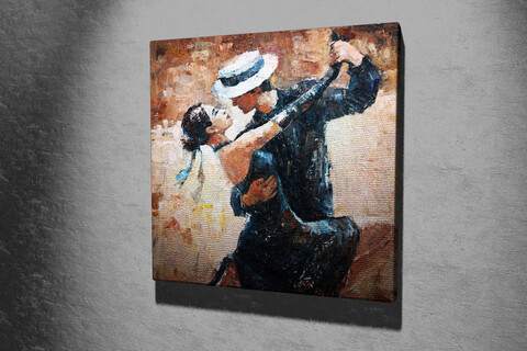 Tablou decorativ, KC013, Dimensiune: 45 x 45 cm, Multicolor