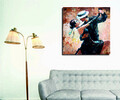 Tablou decorativ, KC013, Dimensiune: 45 x 45 cm, Multicolor