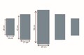 Tablou decorativ MDF, ST276, 56 x 20 cm, Multicolor