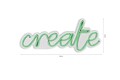 Decoratiune luminoasa LED, Create, DC 12 V, Verde