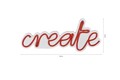 Decoratiune luminoasa LED, Create, DC 12 V, Rosu