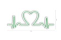 Decoratiune luminoasa LED, Love Rhythm, DC 12 V, Verde