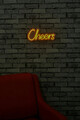 Decoratiune luminoasa LED, Cheers, Benzi flexibile de neon, DC 12 V, Galben