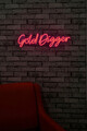Decoratiune luminoasa LED, Gold Digger, Benzi flexibile de neon, DC 12 V, Roz