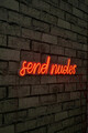 Decoratiune luminoasa LED, Send Nudes, DC 12 V, Rosu