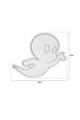 Decoratiune luminoasa LED, Casper The Friendly Ghost, Benzi flexibile de neon, DC 12 V, Verde