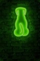 Decoratiune luminoasa LED, Doggy, Benzi flexibile de neon, DC 12 V, Verde