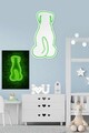 Decoratiune luminoasa LED, Doggy, Benzi flexibile de neon, DC 12 V, Verde
