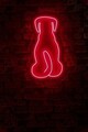 Decoratiune luminoasa LED, Doggy, Benzi flexibile de neon, DC 12 V, Rosu