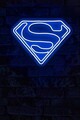 Decoratiune luminoasa LED, Superman, Benzi flexibile de neon, DC 12 V, Albastru