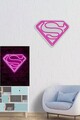 Decoratiune luminoasa LED, Superman, Benzi flexibile de neon, DC 12 V, Roz