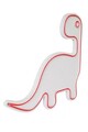 Decoratiune luminoasa LED, Dino the Dinosaur, Benzi flexibile de neon, DC 12 V, Rosu