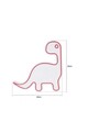 Decoratiune luminoasa LED, Dino the Dinosaur, Benzi flexibile de neon, DC 12 V, Alb
