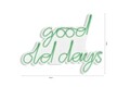 Decoratiune luminoasa LED, Good Old Days, DC 12 V, Verde