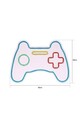 Decoratiune luminoasa LED, Play Station Gaming Controller, Benzi flexibile de neon, DC 12 V, Multicolor