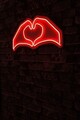Decoratiune luminoasa LED, Sweetheart, Benzi flexibile de neon, DC 12 V, Rosu