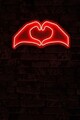 Decoratiune luminoasa LED, Sweetheart, Benzi flexibile de neon, DC 12 V, Rosu