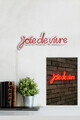 Decoratiune luminoasa LED, Joie de Vivre, DC 12 V, Rosu