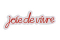 Decoratiune luminoasa LED, Joie de Vivre, DC 12 V, Rosu
