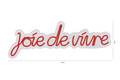 Decoratiune luminoasa LED, Joie de Vivre, DC 12 V, Rosu