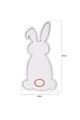 Decoratiune luminoasa LED, Rabbit, DC 12 V, Roz / Albastru