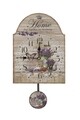 Ceas de perete Lavander, Bedora, 30x23 cm, multicolor