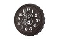 Ceas de perete Route 66, Bedora, Ø 30 cm, metal, negru/alb