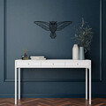 Decoratiune de perete, Owl, Dimensiuni: 17 x 38 cm, Negru