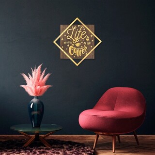 54x54 cm, Maro;Auriu