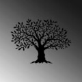 Decoratiune de perete, Monumental Tree Large, Metal, Dimensiune: 70 x 51 cm, Negru