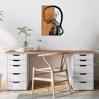 43x58 cm, Maro;Negru