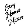 Decoratiune de perete, Every Moment Matters, Dimensiune „Fiecare”: 25 x 15 cm , Negru