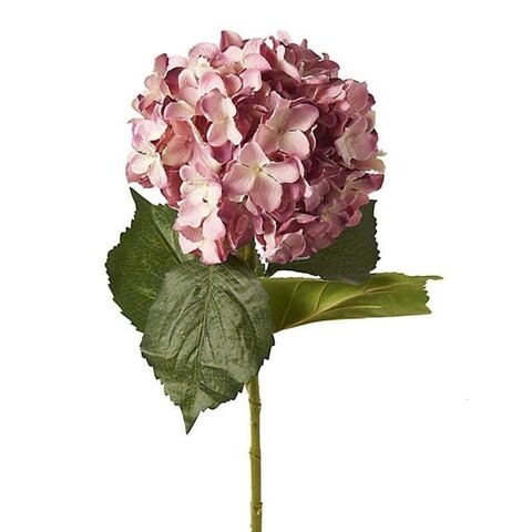 Floare artificiala Hortensie, InArt, 15x15x80 cm, roz