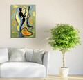 Tablou decorativ, DC086, 30 x 40 cm, Multicolor