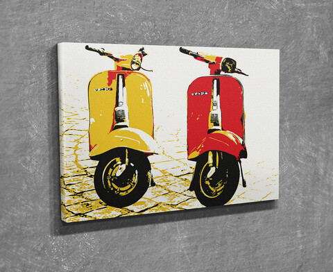 Tablou decorativ, DC120, 30 x 40 cm, Multicolor