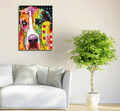 Tablou decorativ, DC124, 30 x 40 cm, Multicolor