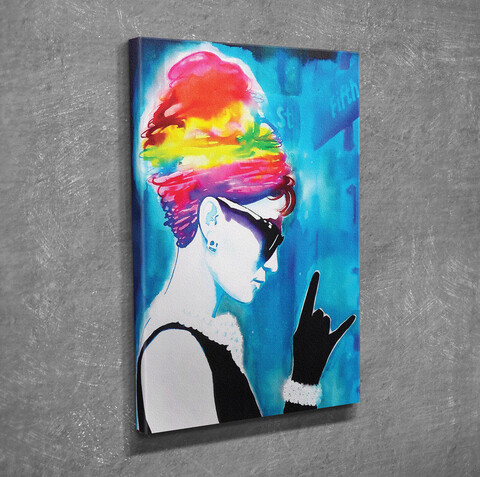 Tablou decorativ, DC125, 30 x 40 cm, Multicolor