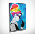 Tablou decorativ, DC125, 30 x 40 cm, Multicolor