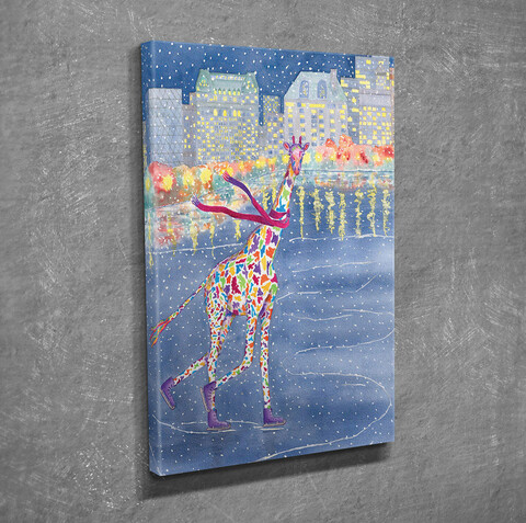 Tablou decorativ, DC127, 30 x 40 cm, Multicolor