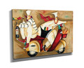Tablou decorativ, DC128, 30 x 40 cm, Multicolor