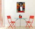 Tablou decorativ, DC130, 30 x 40 cm, Multicolor